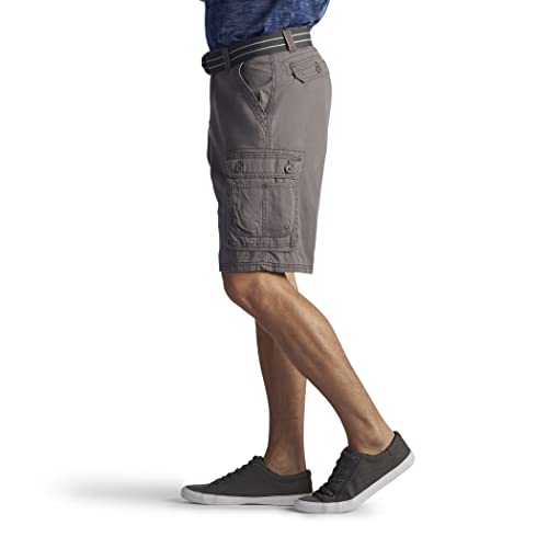 Lee Men's Dungarees New Belted Wyoming Cargo Short, Vapor, 40 Grey - image 2
