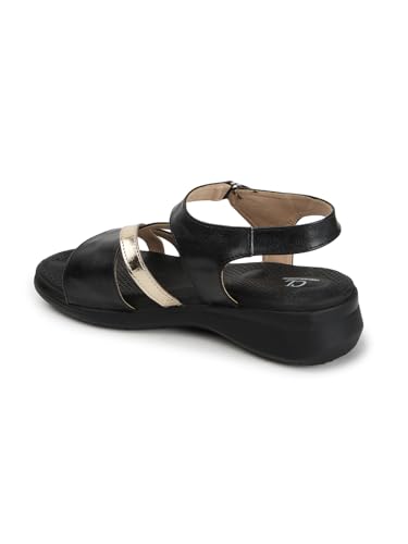 Image of Carlton London women's Lightweight Comfort Wedge Heel Back strap Sandals
