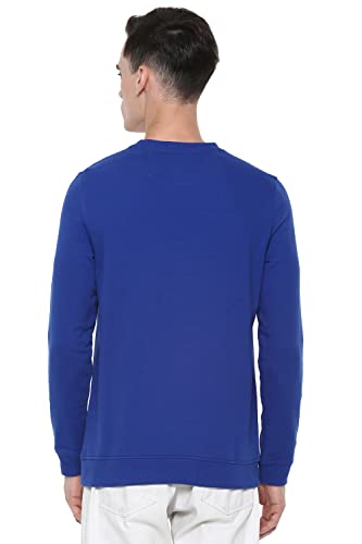 Image of Van Heusen Men's Cotton Blend Round Neck Hoodie