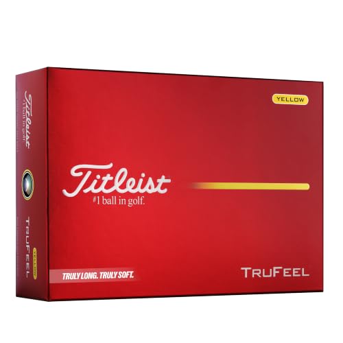 Titleist TruFeel Yellow Golf Balls