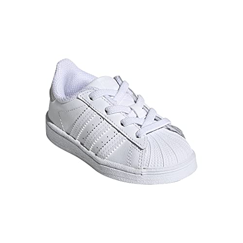 adidas Originals Junior's Superstar Sneaker, White/White/White, 6.52