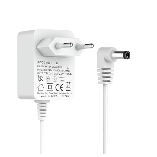 Hianjoo Adaptador de Diffusers, 24V 0.5A Cargador para Difusores de Aceites Esenciales Fuente de Alimentación de 1,5 M Cargador para Humidificador de Aromaterapia