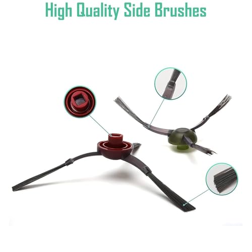 Image of Replenishment Kit | Replacement Parts | Accessories Compatible with Ecovacs Deebot Ozmo T8 | T8 AIVI | N7 | N8 | N8 Pro+ | OZMO 920 | 950 | N20 Pro | N20Side | T20 Omni | Side Brushes | Set of 4