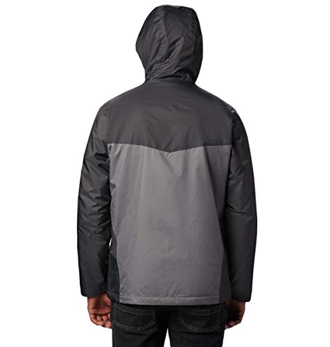Image of Columbia Men's Glennaker Sherpa Lined Rain Jacket, Waterproof
