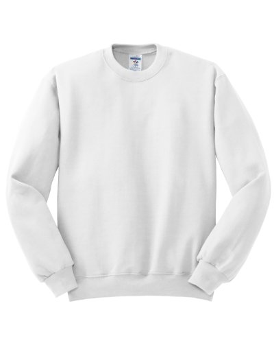 Jerzees 8 oz. 50/50 Fleece Crew (562) White, XL2