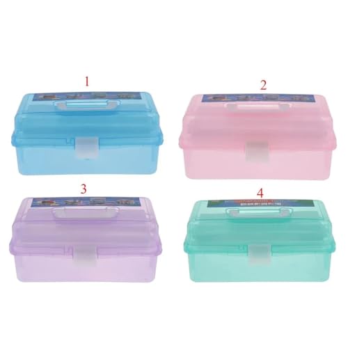 Boîte de rangement loisirs créatifs pliable à compartiments modulables - 2