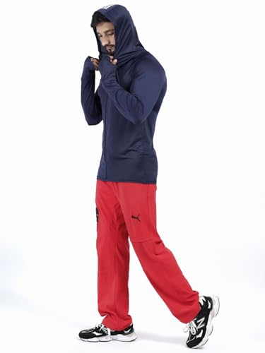 Image of Diamond Fashion Men's Gym Hoodie Jacket | Lightweight Stretchable Activewear for Workout, Running & Fitness | Quick Dry Full Zip Sports Hoodie for Men