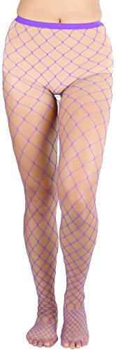 ToBeInStyle Women’s Chic and Fun Industrial Diamond Net Spandex Pantyhose