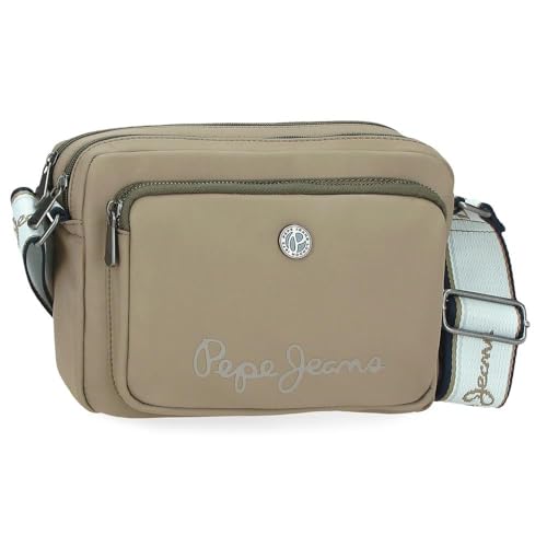 Pepe Jeans Corin Borsa A Tracolla Verde 25 X 18 X 7 Cm Poliestere E Pu By Joumma Bags, Verde, Taglia Unica, Tracolla-image