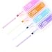 TopHomer Highlighters 6 Assorted Colors Highlighter Pens Inclined Head Tip Marker Pen Quick Dry for School Office Home Supplies