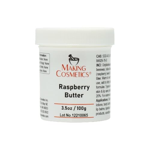 MakingCosmetics - Raspberry Butter for Skin and Hair Care - 3.5oz / 100g