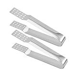 Pince à glaçons en métal : robuste : le produit est fabriqué en acier inoxydable solide, durabilité et longévité,pince à barbecue