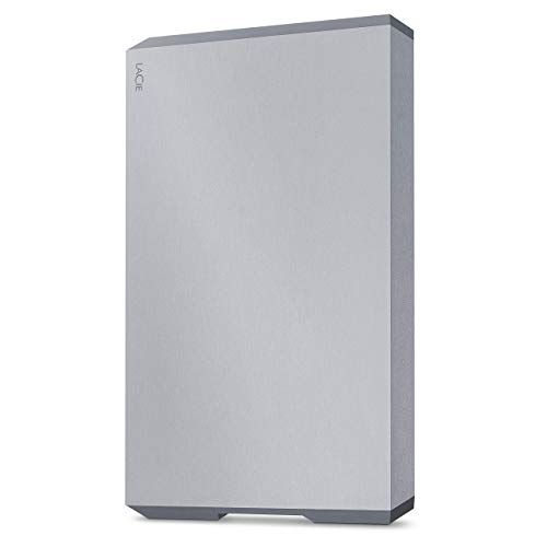 LaCie Mobile Drive 2TB External Hard Drive HDD – Space Gray USB-C USB