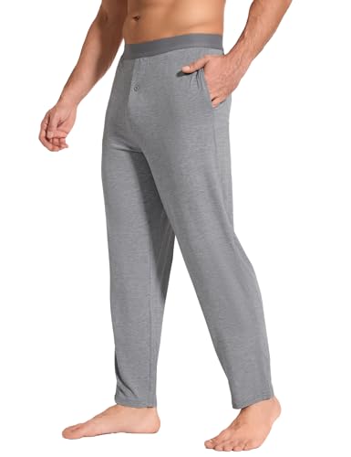 GYS Bamboo-Derived Viscose Men's Pajama Pants Soft Lounge Pants with Pockets3