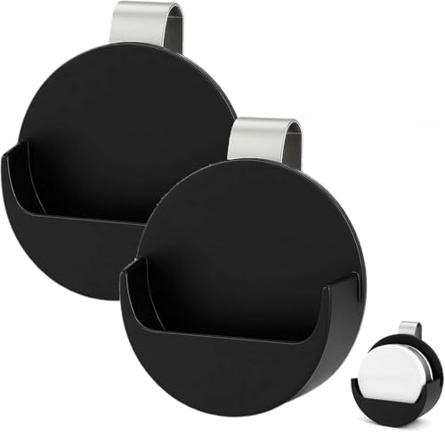 Image of 2PCS Black 3D Printed Universal Dip Can Holder for Car Visor & Belt,Lightweight Clip-On Pouch Organizer with Secure Storage-Durable Chew Can Holster Fits All Vehicles,Cars,Trucks,SUVs