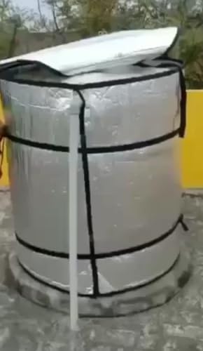 Image of Protect Water Tank Insulation Cover /Thermal Tank Cover /Jacket for Hot and Cold Wheather Water Tank (1000Litre) (Car Sunshade - Free)