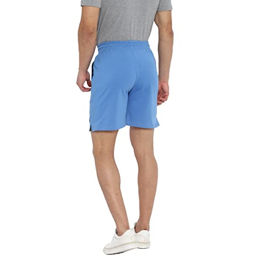 Image of ALMO Men's Easy 24X7 Knitted Shorts | Side Pockets | Adjustable Drawstring | Anti-Bacterial & Odour Control | Ultra-Soft | Regular Fit