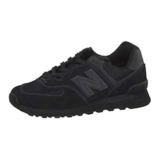 New Balance 574 Core, Zapatillas Hombre, Negro (Black/Black Ete), 37 EU