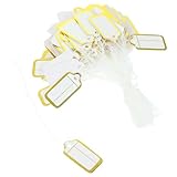 DOITOOL 500pezzi Etichette Prezzo Con Cordino Tag Manufatti Per Gioielli e Regali Facile D...