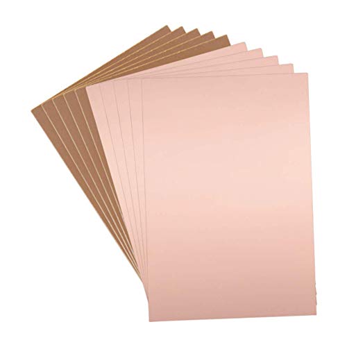 TopHomer Single-Sided Copper Clad Laminate PCB Circuit Board DIY PCB Kit Easy to Use for Circuit Projects(10PCS, 70 * 100mm)