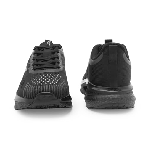 Image of Red Tape Women's Walking Shoes Black Black Mesh Round Toe Slipon