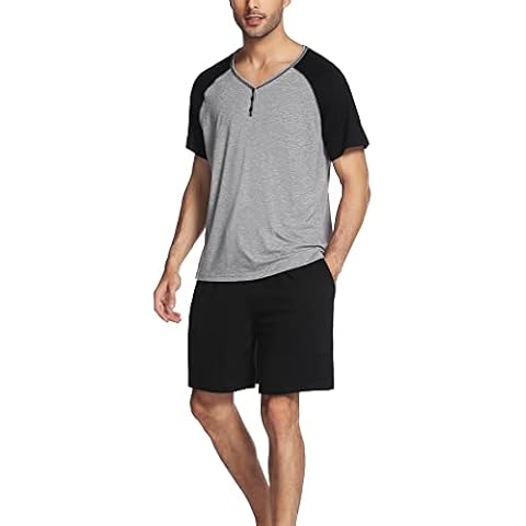 Conjunto de Pijama de Verano para Hombre Ekouaer Cover