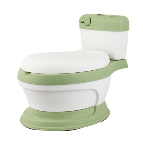 子供用トイレ、洋式トイレトレーニングシート、子供用、6ヶ月〜6歳、シートクッション、 (濃い緑色)