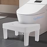6.7 Inch Step Stool,Qofikwi Portable Plastic Foot Stool,Qofikwi Non-Slip Potty Stool for Bathroom