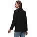 Womens Casual Blazers Open Front Long Sleeve Fashion Suit Jacket Work Office Suit 2025 Spring Fall Trendy Black S