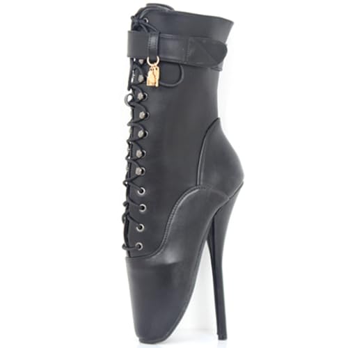 Bottes courtes ballerines talons hauts 18cm cambrure extrême rouge 44 ZWCHGJ