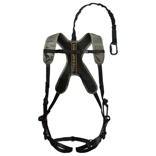 BLOCKER OUTDOORS TreeSpider Speed Pro Harness for Hunting – 30% Lighter Safety Harness with Aluminum Hardware, Tether & Accessories (2X/3X)