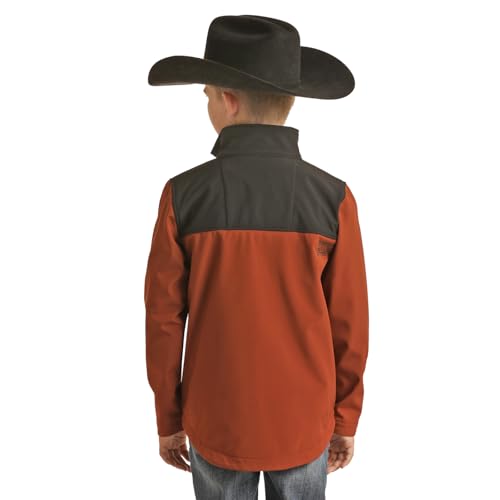 Rust Softshell Jacket for Kids by Powder River Outfitters - Main Image