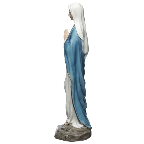 Estatua Virgen Nuestra Señora de Lourdes 15.5 cm miniatura 5