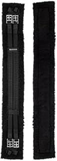 Equinavia Saga Fleece Dressage Girth Cinch for Horses - Black - 26 in