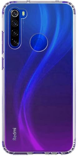 Image of BOXXO Flexible Back Cover for Mi Redmi Note 8 | Back Cover Transparent Clear Shockproof Case Four Corner Protection | Slim Protective Mobile Phone Cover for Mi Redmi Note 8