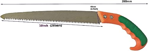 Image of Inditrust New Professional Pruning Saw 12 inch Curved Blade 3 Edge Sharpen Teeth (1pc)