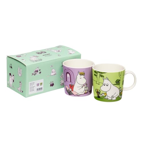 Set de 2 mugs Arabia Moomin Snorkmaiden y Moomintroll miniatura 1