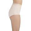 Vanity-Fair-Womens-Perfectly-Yours-Nylon-with-Lace-Brief-Panty-13060 Vanity Fair Women's Perfectly Yours High Waisted Brief Panties, Nylon-Rose Beige with Lace, 8