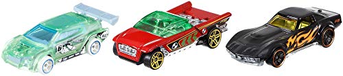 Hot Wheels K5904 - 3er Geschenkset 1:64 Die-Cast Fahrzeuge sortiert, Autobahnen/Zubehör, Spielzeug ab 3 Jahren – Bild 4