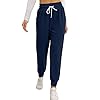 Dofaoo-Joggers-for-Women-Lounge-Sweatpants-for-Women-Running-Pants-Drawstring-Waist-with-Pockets Dofaoo Womens Joggers Comfy Lounge Pants Joggers for Women High Waisted Navy M