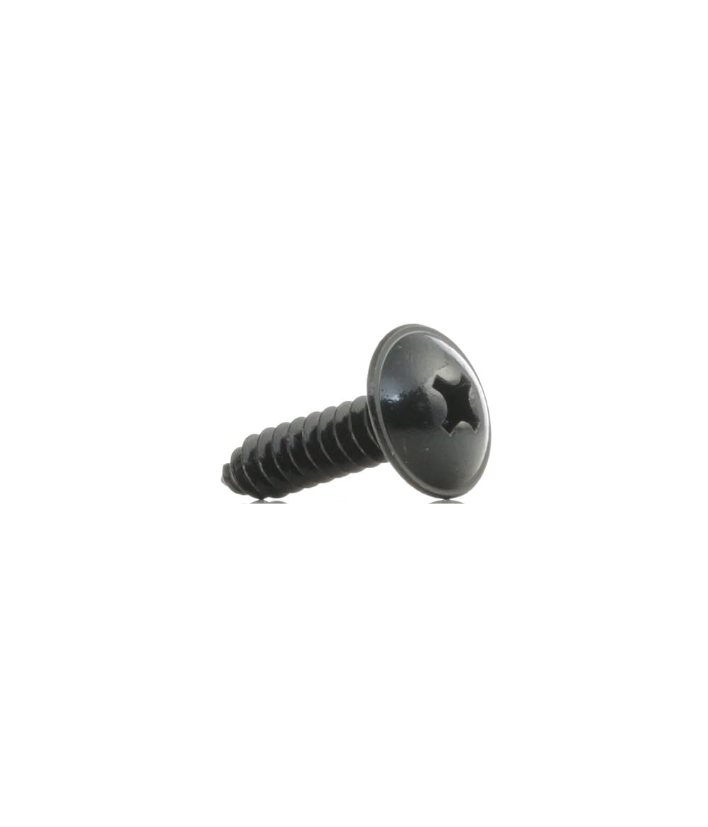 SIO Surtido Tornillos Rosca Chapa Ala Ancha Negros 900 uds en Maletín - Tornillos DIN7981 Cabeza Alomada PH Philips - Acero Zincado Negro - Juego Tornillería Chapa Metal Automoción Taller y Bricolaje