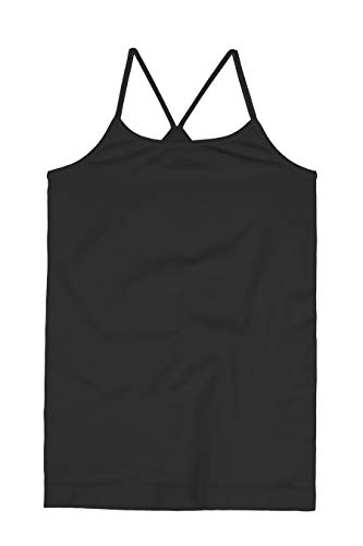 Image of Kurve Girl's Sleeveless Tank Top - Stretch Undershirts Cami Camisole, UV Protective Fabric, Rated UPF 50+ (Made in USA)
