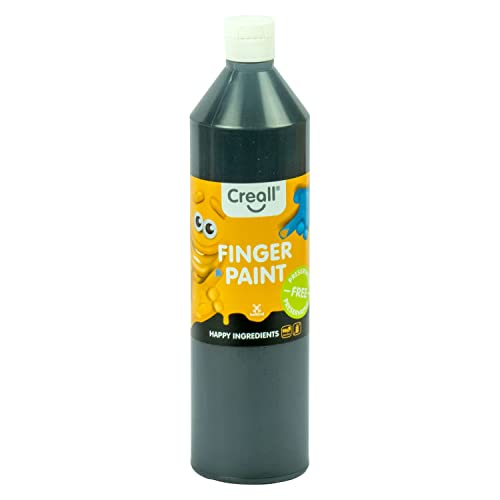 Creall Jouetprive Finger Paint Preservative Free Black, 750 ml Cover