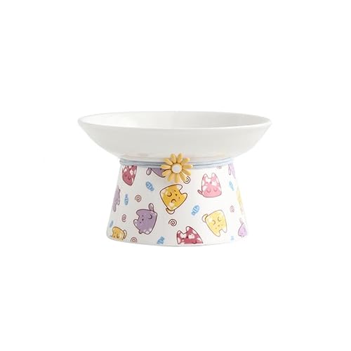 猫 食器 フードボウル 皿 餌入れ ハッピーダイニング猫用 水飲み 用 陶器 犬猫兼用食器 洗いやすい 食器洗浄機 対応