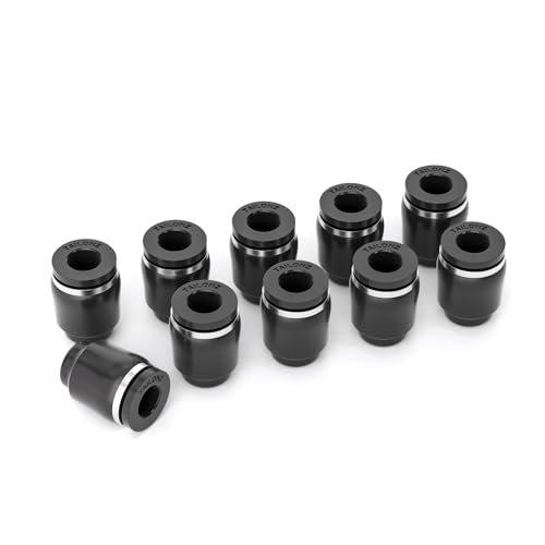 Tapón neumático de 3/8 pulgadas Tailonz de plástico para manguera de aire 7