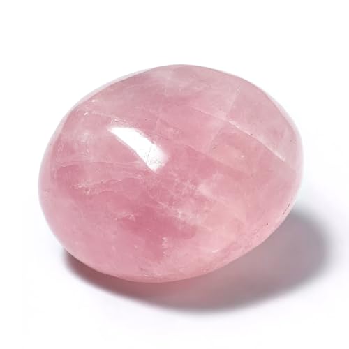 Image of Hand-Selected Rose Quartz Stone, Large 1.2 in Polished Crystal, Gift Box