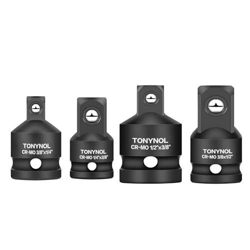 TONYNOL 4-Piece Impact Socket Adapters