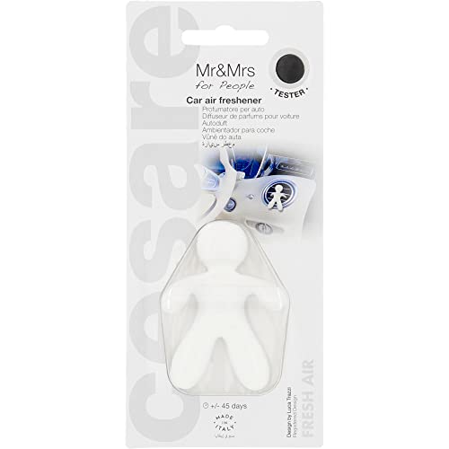 Mr&Mrs Fragrance JF197 CESARE Lufterfrischer White Fresh Air, 6x4x8 cm