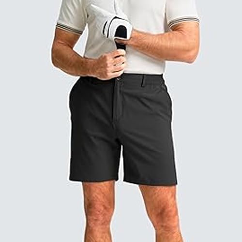 Shorts casuales de vestir para hombre, verano, rápido secado miniatura 3