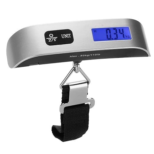 kmotid KMOTID10g to 50 kg Luggage Scale Digital Weighing Travel Bag Weight Checker Hanging Weight Scale with Belt Portable Handheld Suitcase Digital Luggage Scale [Multicolor]-picture-12